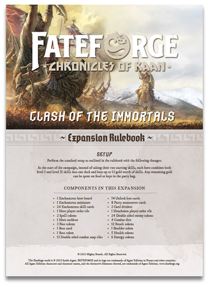 Clash of the Immortals Rulebook